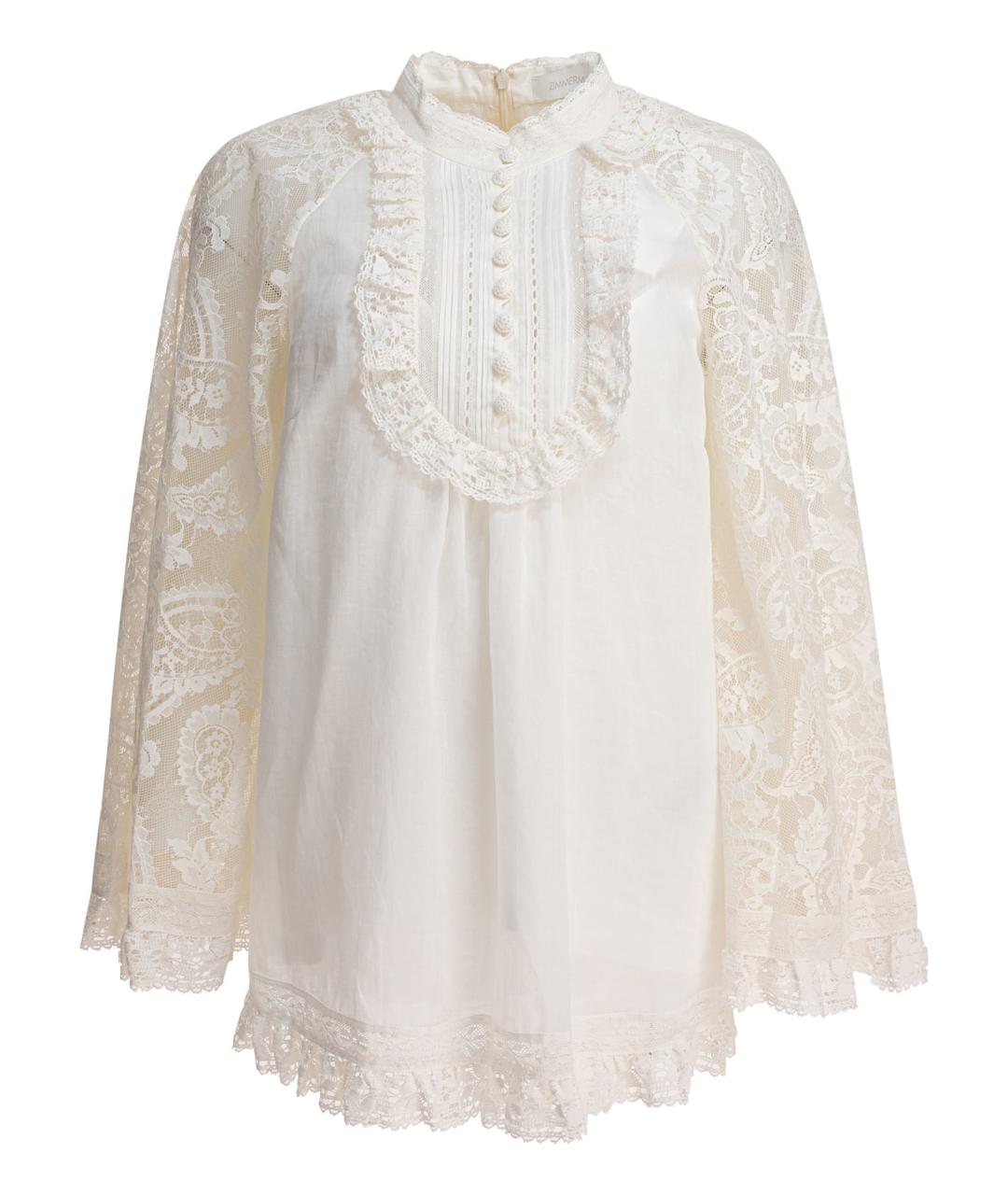 ZIMMERMANN Бежевая рубашка, фото 1