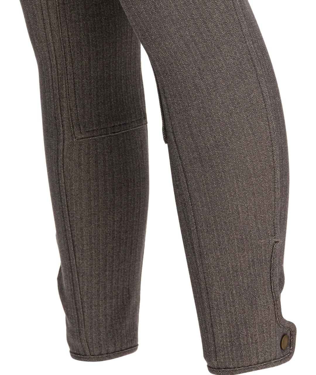 BURBERRY Коричневые хлопковые брюки узкие, фото 4