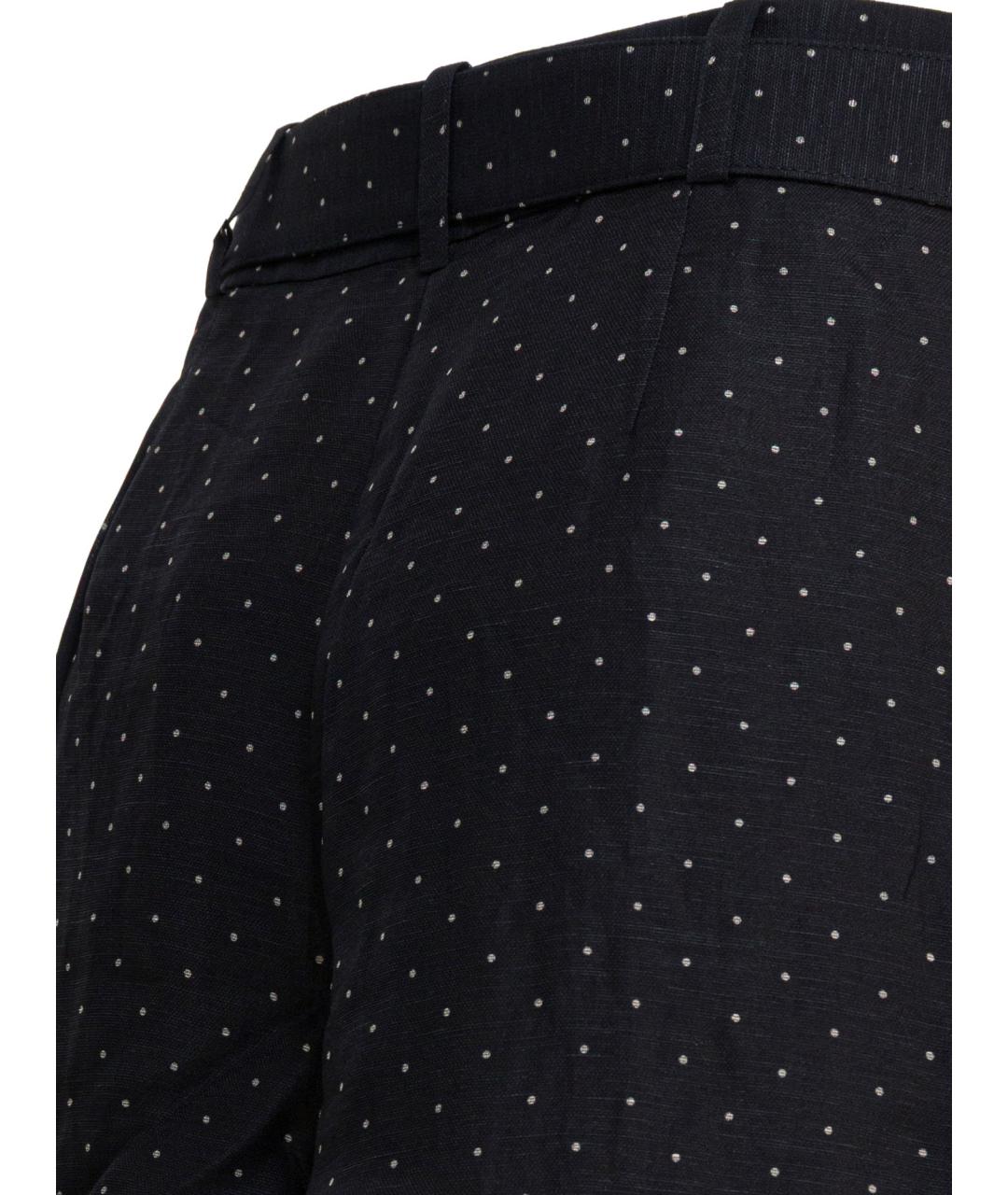 ZIMMERMANN Черные льняные брюки широкие, фото 4