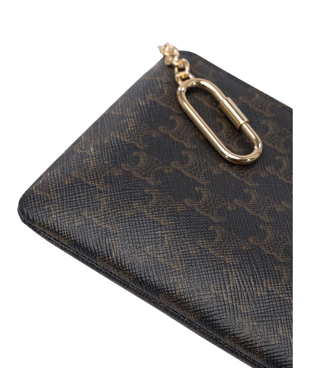 CELINE Коричневый кошелек из искусственной кожи, фото 4