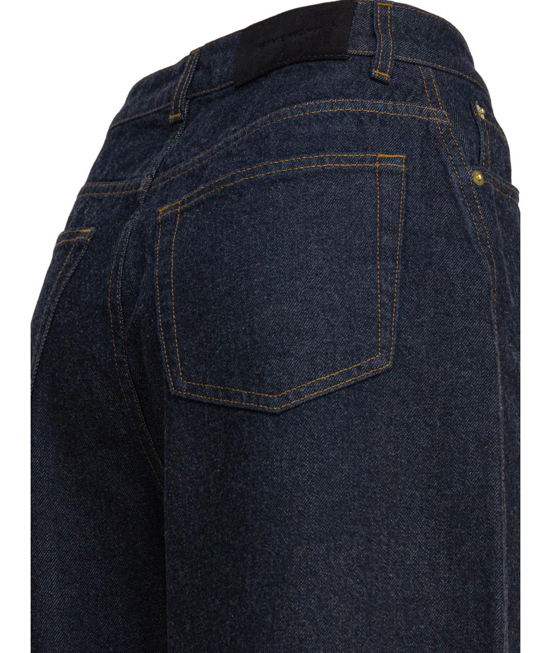 GIVENCHY Синие хлопковые прямые джинсы, фото 4