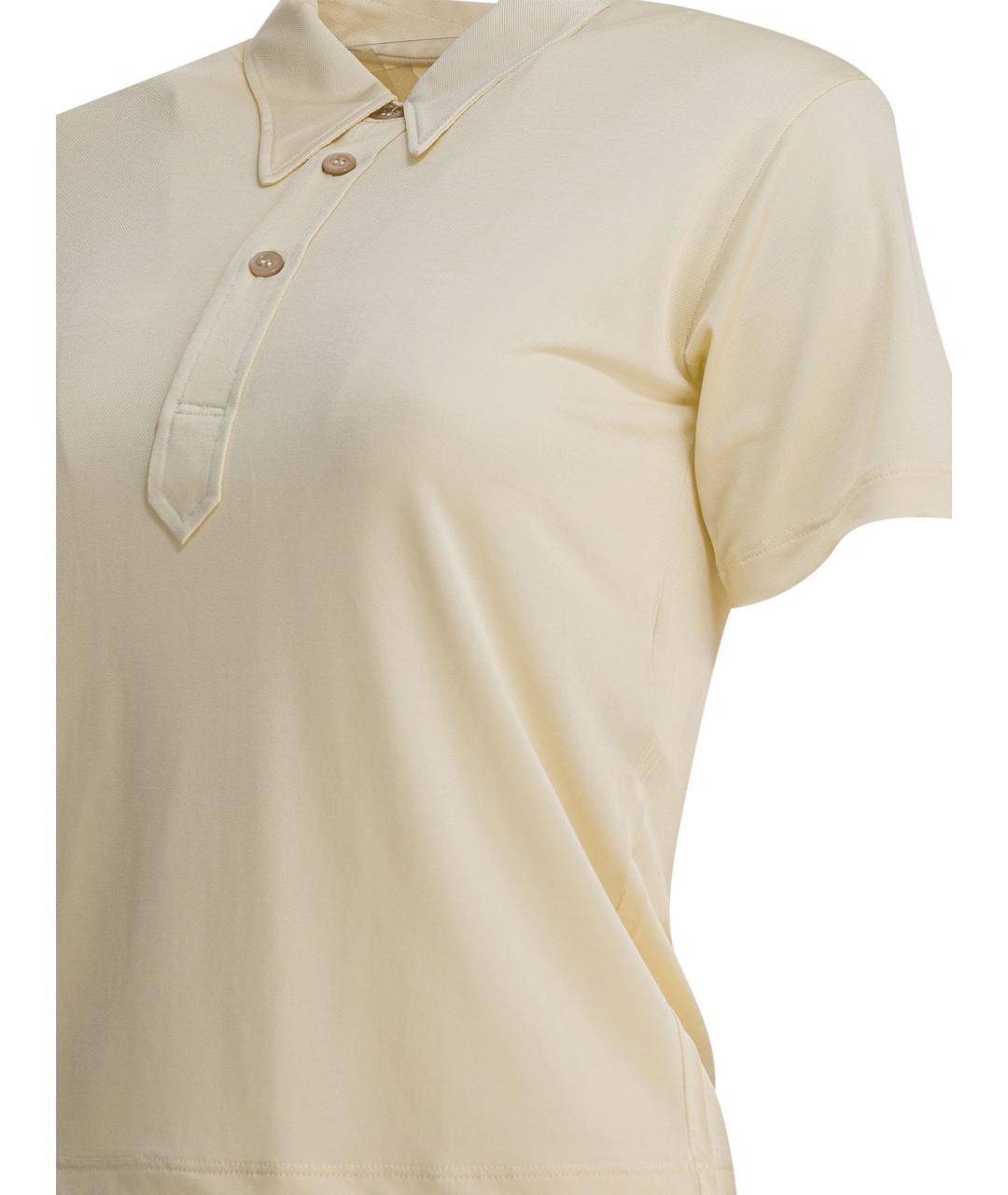 MAISON MARGIELA Бежевая вискозная футболка, фото 3