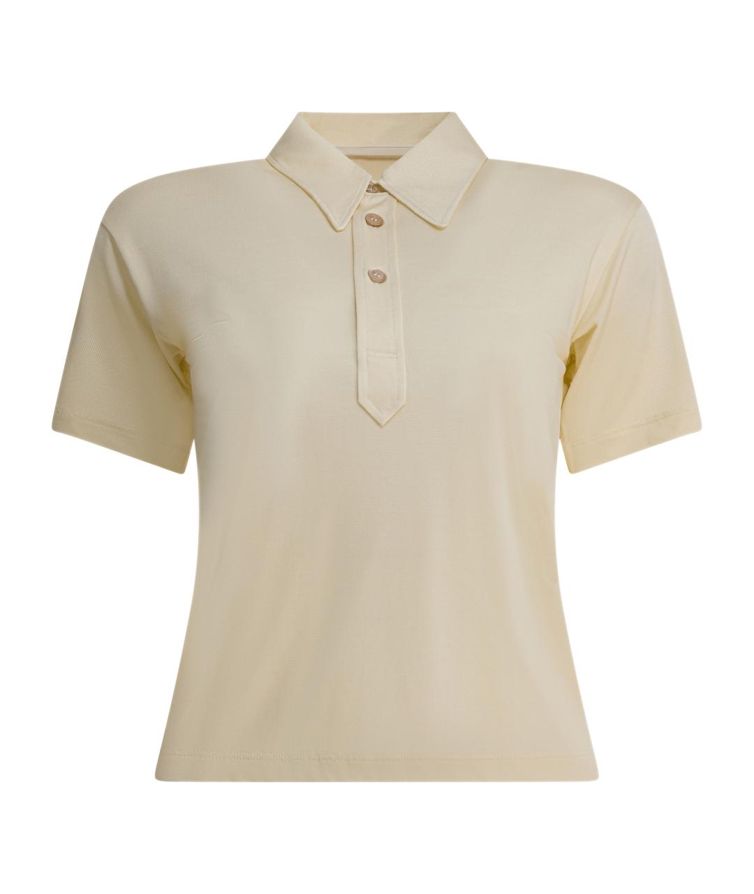 MAISON MARGIELA Бежевая вискозная футболка, фото 1