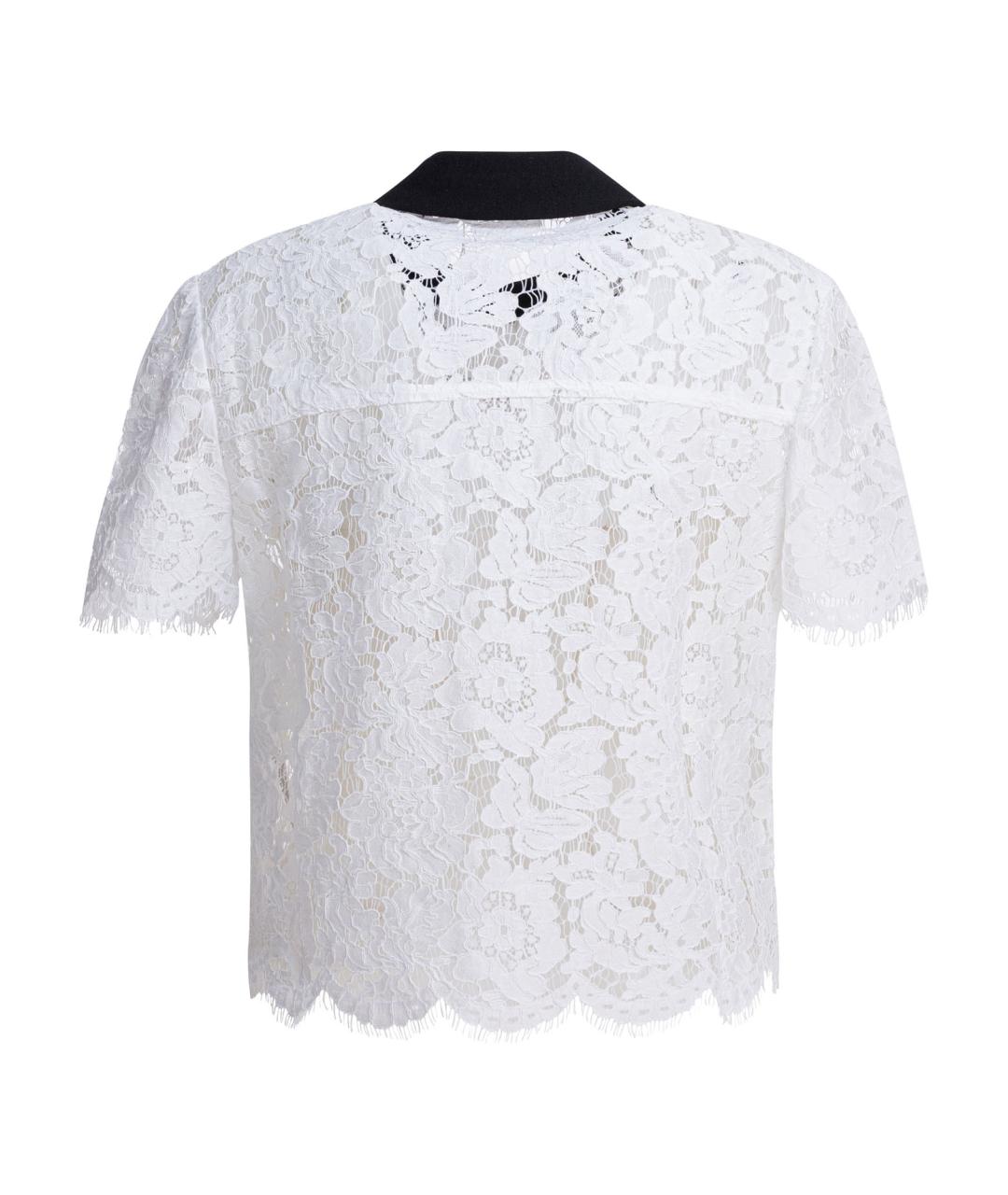 SELF-PORTRAIT Белая полиамидовая рубашка, фото 2