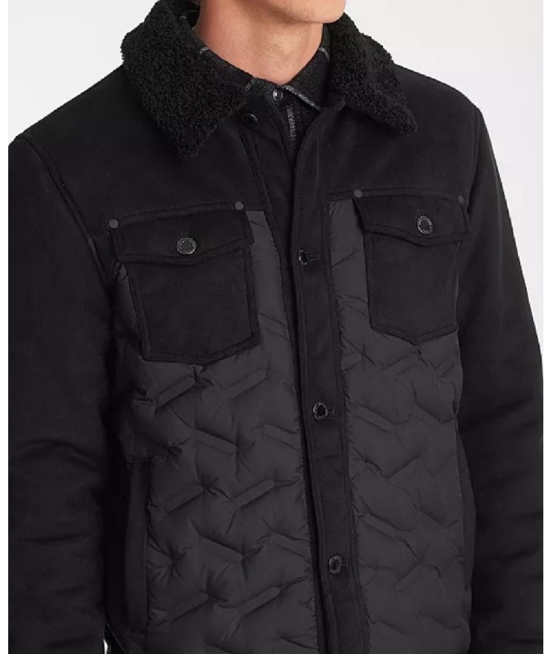 KARL LAGERFELD Черная полиэстеровая куртка, фото 6