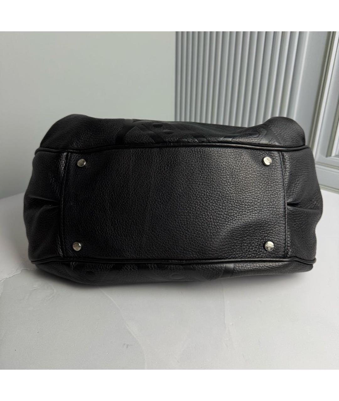 VIVIENNE WESTWOOD Черная сумка с короткими ручками из искусственной кожи, фото 2