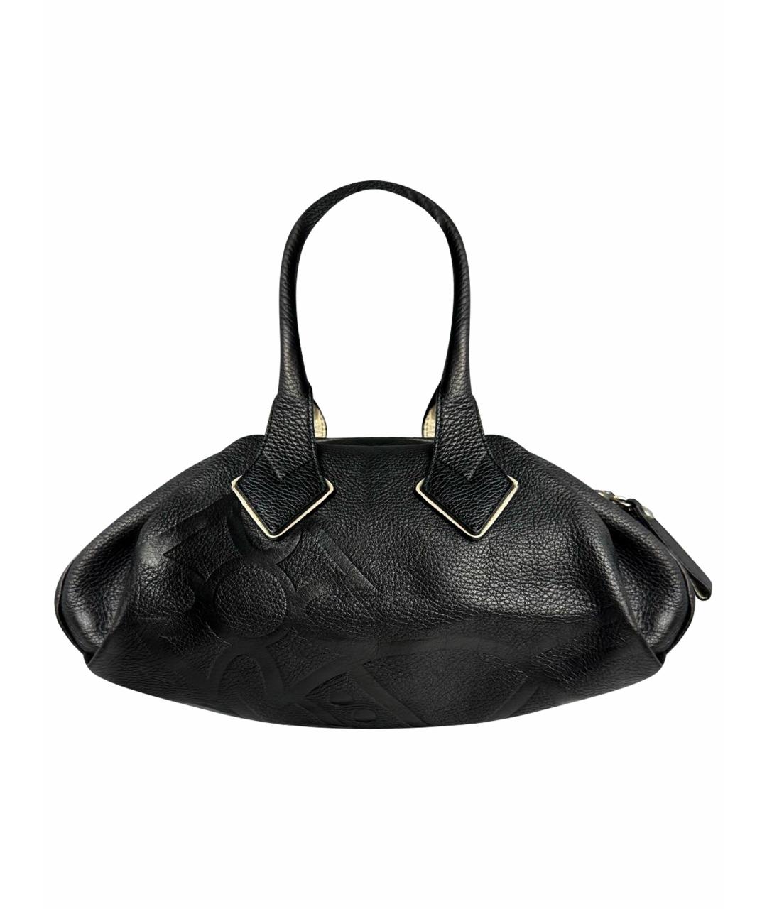 VIVIENNE WESTWOOD Черная сумка с короткими ручками из искусственной кожи, фото 1