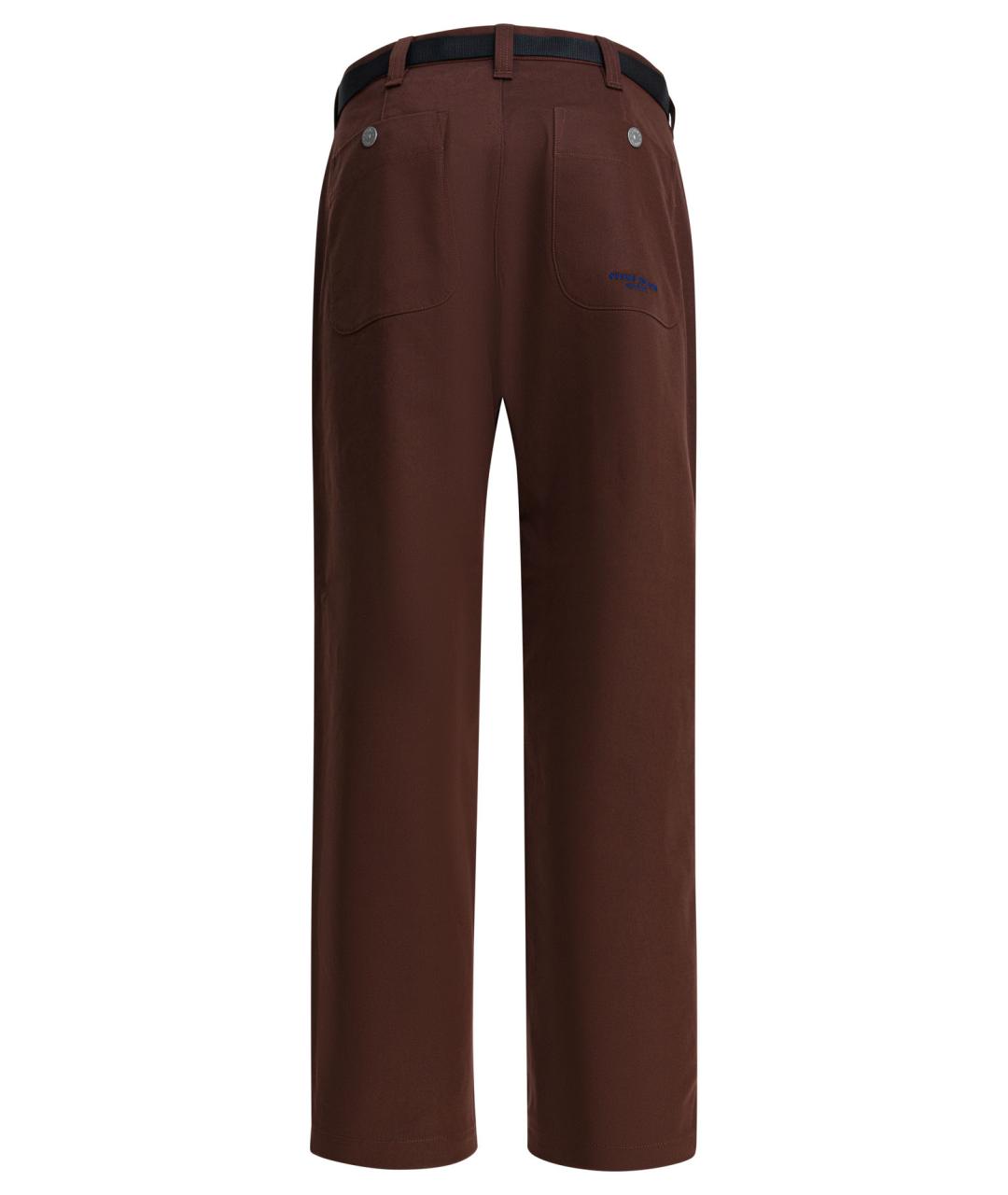 STONE ISLAND Бордовые хлопковые повседневные брюки, фото 2