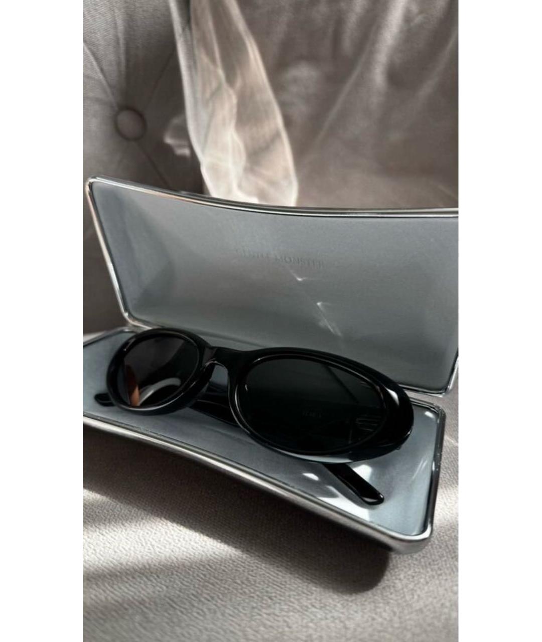 GENTLE MONSTER Черные пластиковые солнцезащитные очки, фото 4