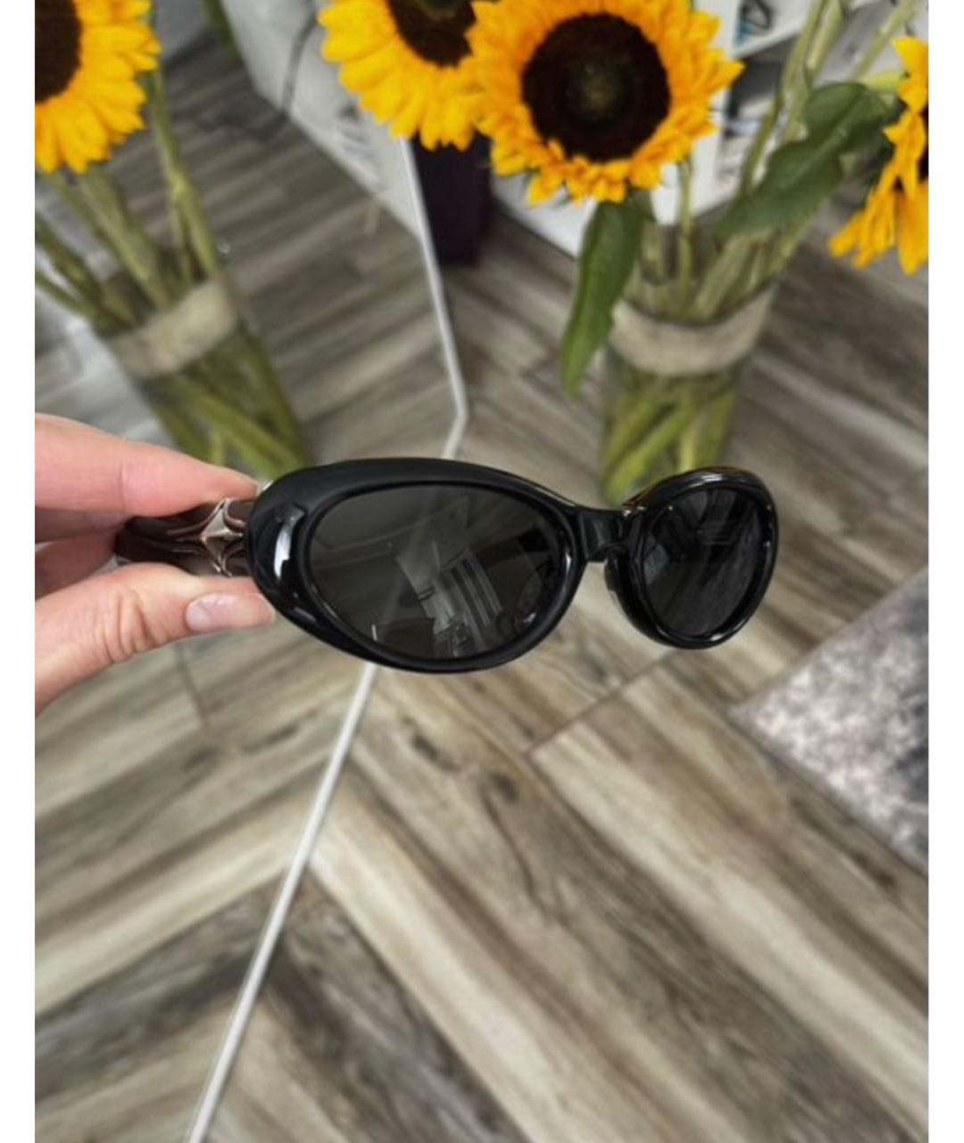 GENTLE MONSTER Черные пластиковые солнцезащитные очки, фото 5