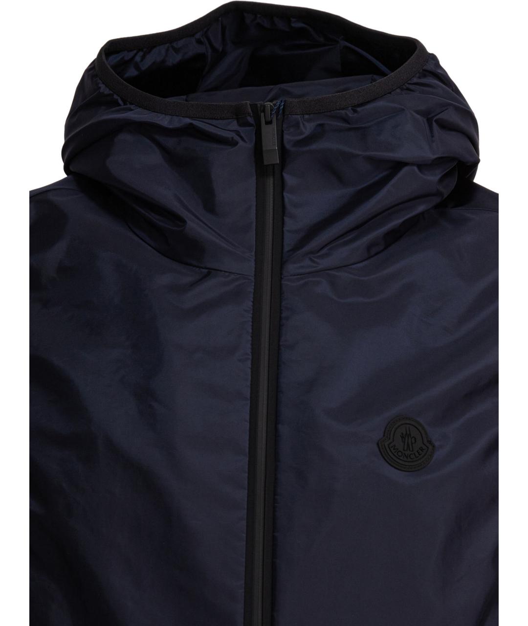 MONCLER Синий полиамидовый жилет, фото 3