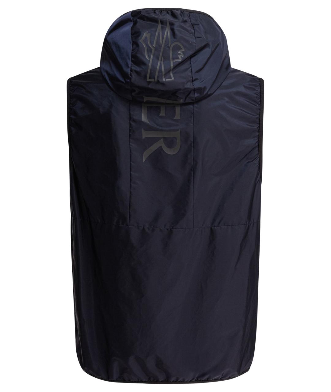 MONCLER Синий полиамидовый жилет, фото 2