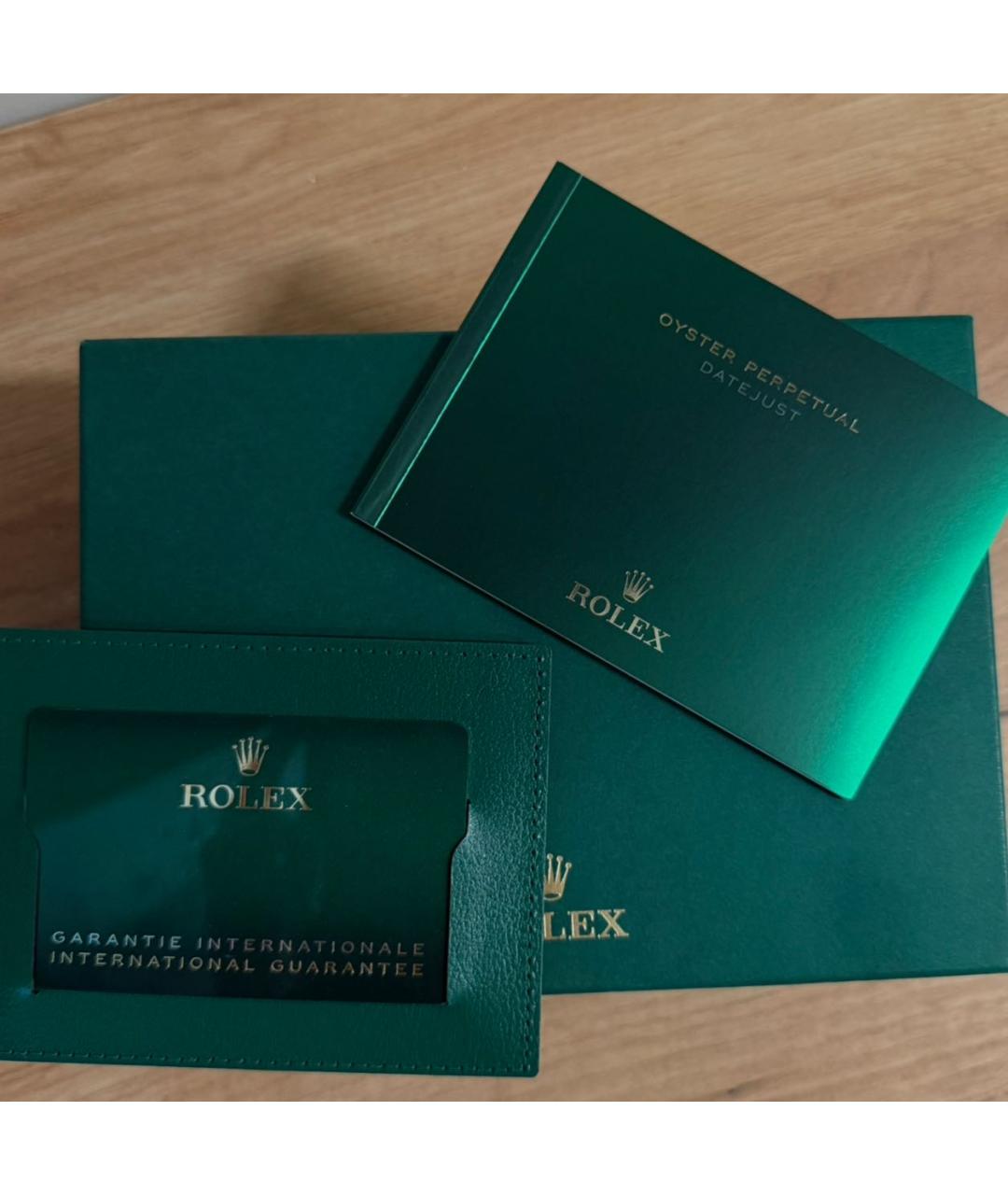 ROLEX Темно-синие часы из белого золота, фото 4