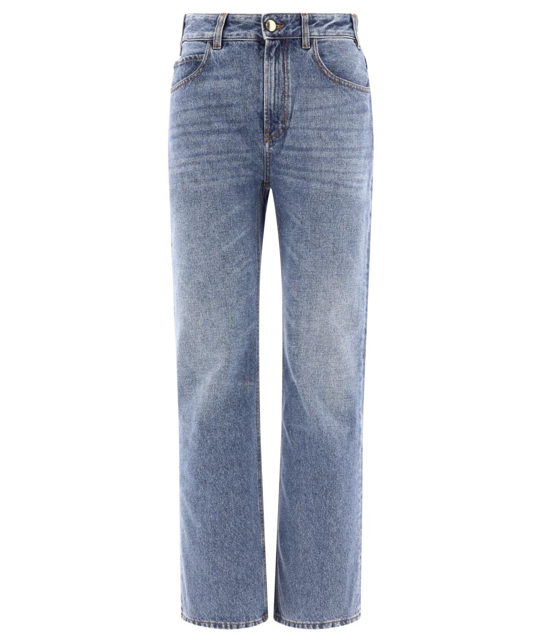 CHLOE Голубые прямые джинсы, фото 1