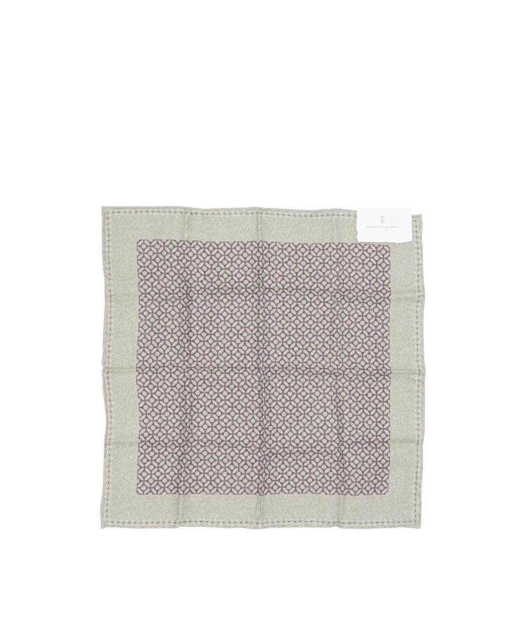 BRUNELLO CUCINELLI Мульти шелковый шарф, фото 1