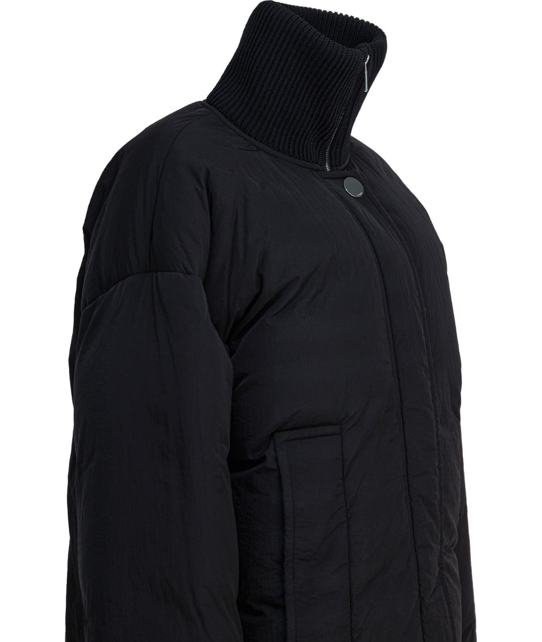 SPORTMAX Черный полиамидовый пуховик, фото 4