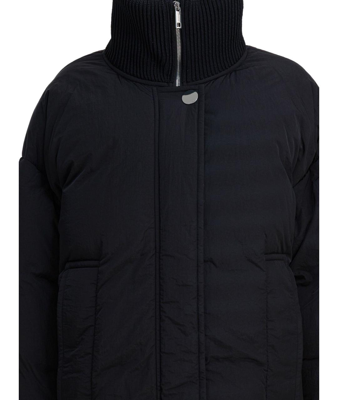 SPORTMAX Черный полиамидовый пуховик, фото 3