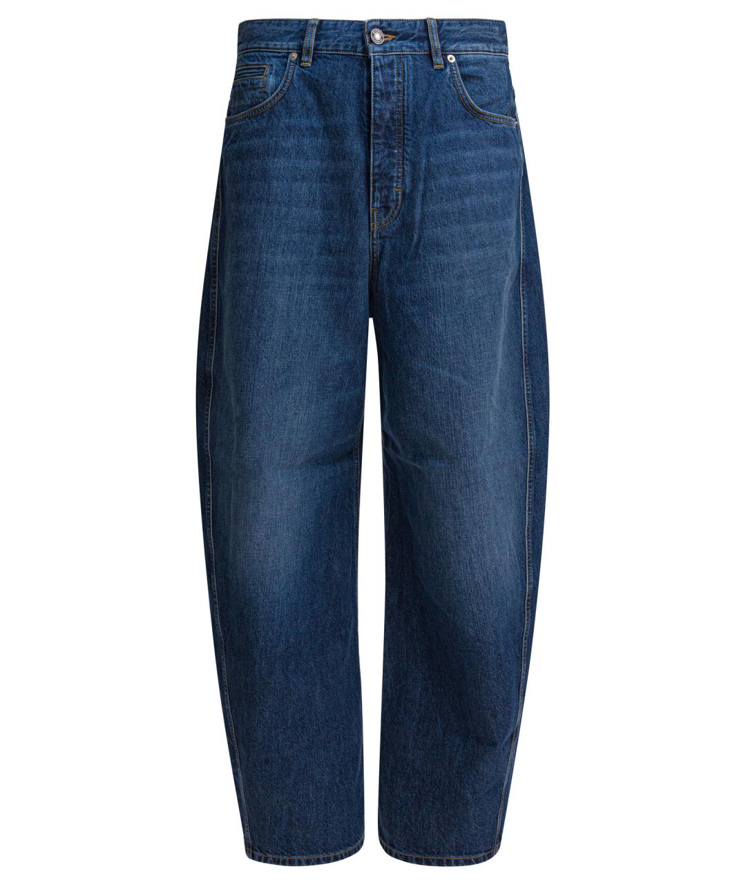 GIVENCHY Синие хлопковые прямые джинсы, фото 1