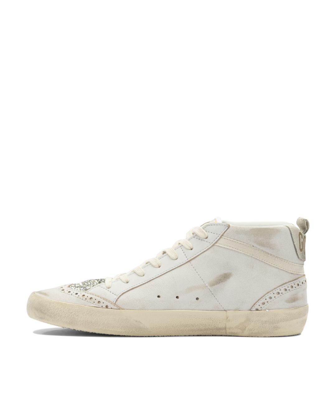 GOLDEN GOOSE DELUXE BRAND Белые кожаные кеды, фото 3