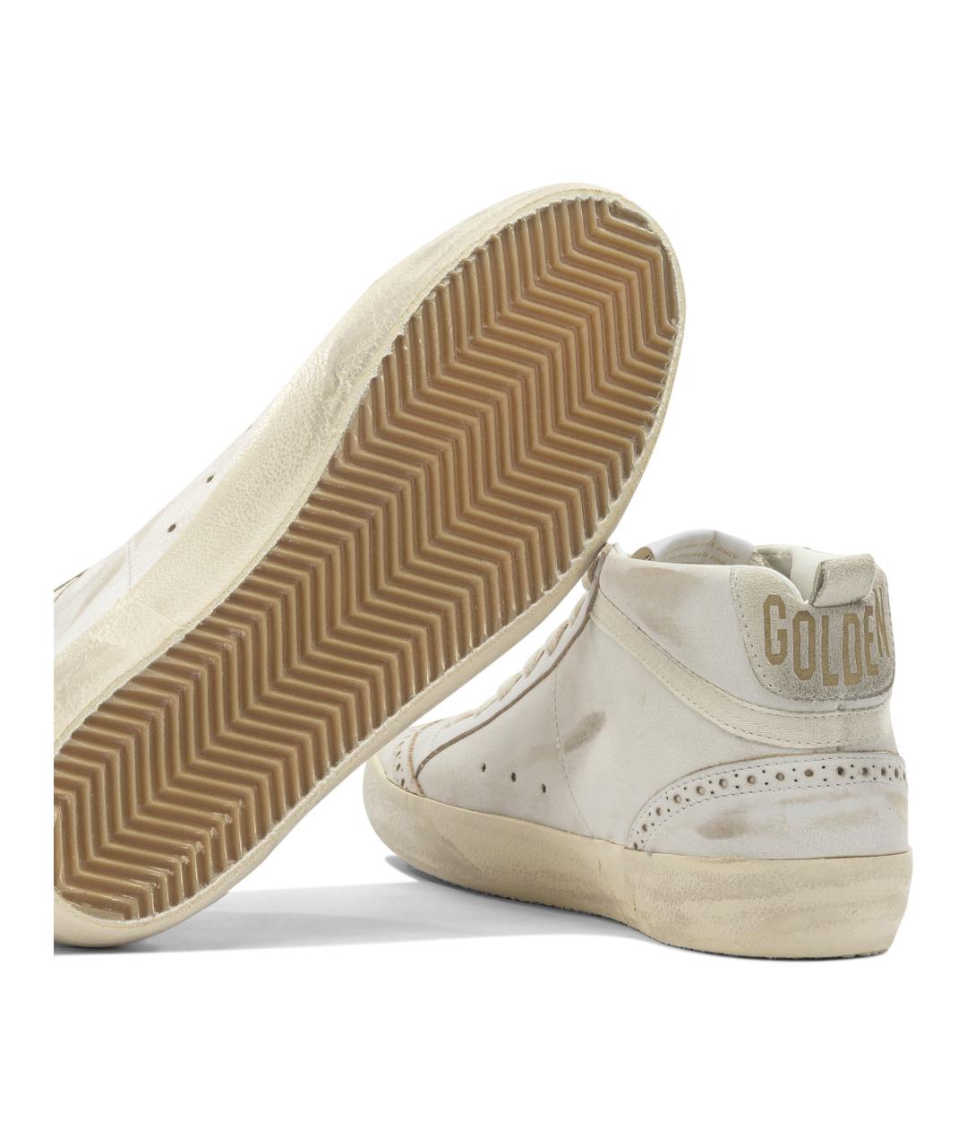 GOLDEN GOOSE DELUXE BRAND Белые кожаные кеды, фото 5