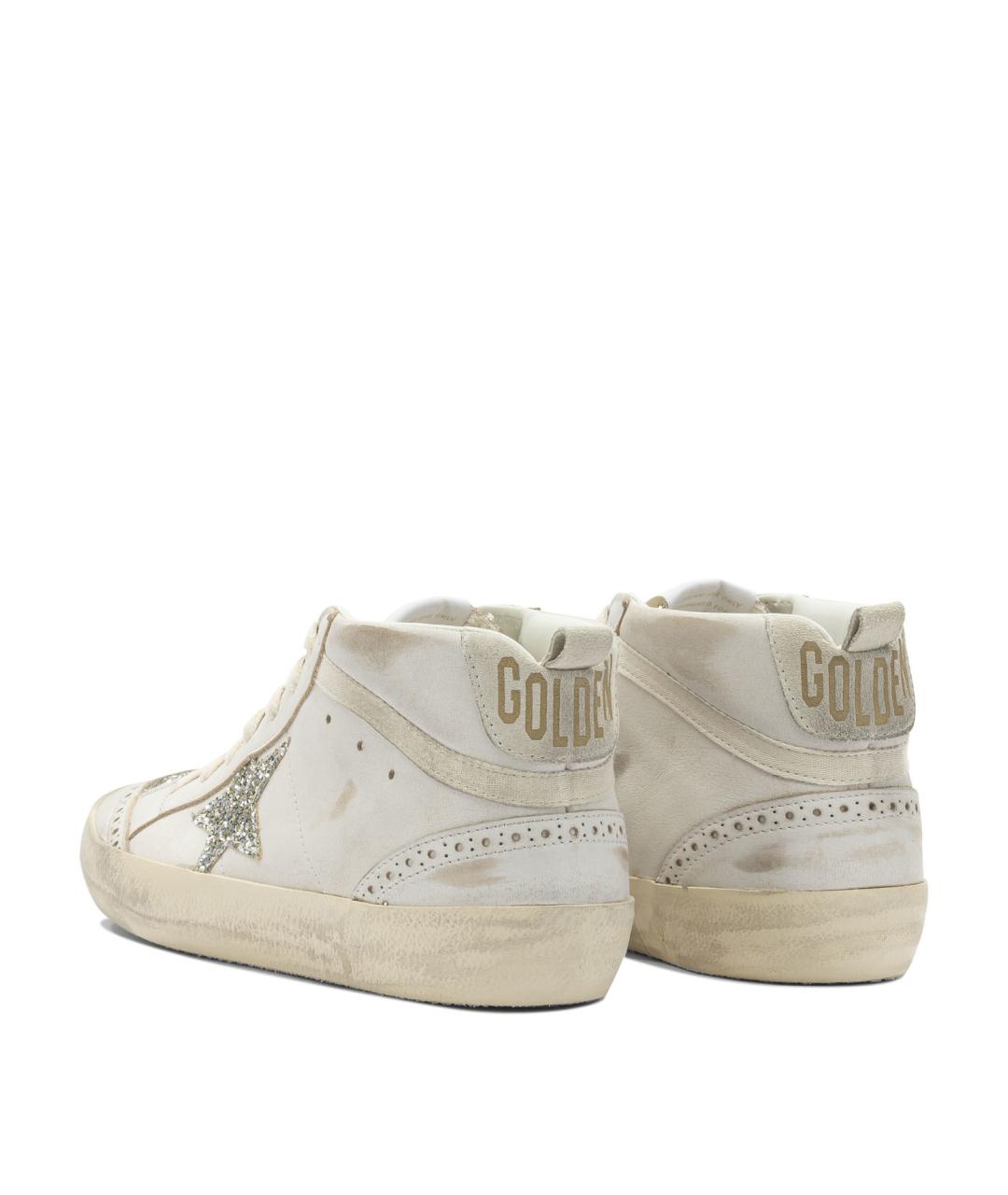 GOLDEN GOOSE DELUXE BRAND Белые кожаные кеды, фото 4