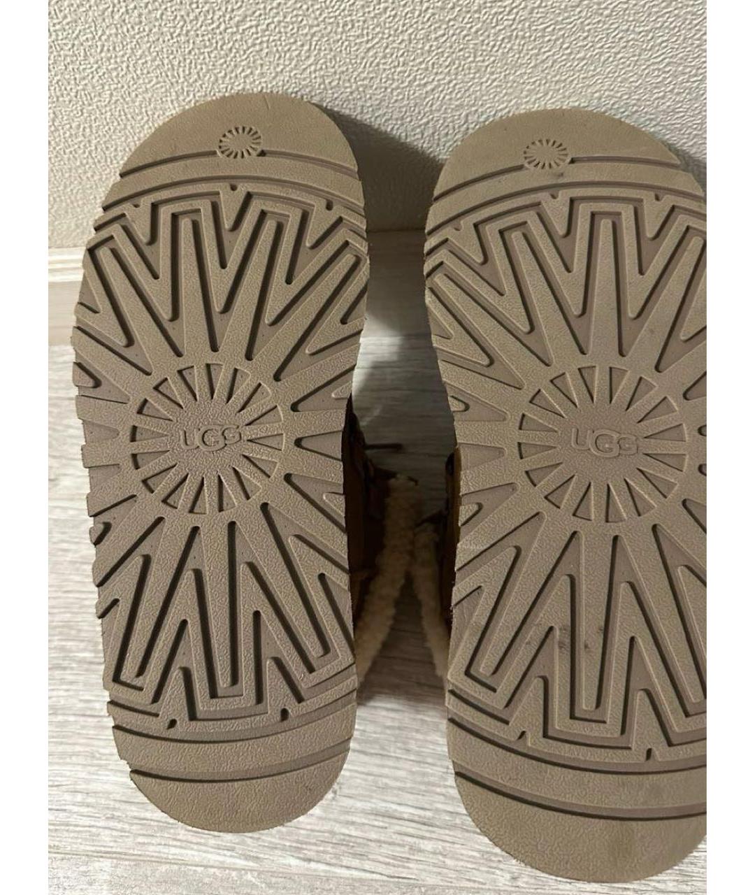 UGG AUSTRALIA Коричневые замшевые ботинки, фото 6