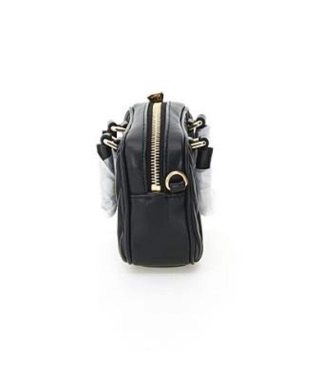 MIU MIU Черная кожаная сумка с короткими ручками, фото 3