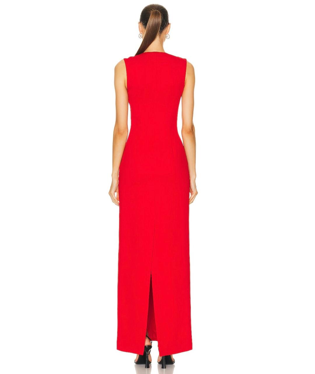 GIVENCHY Красное шелковое коктейльное платье, фото 6