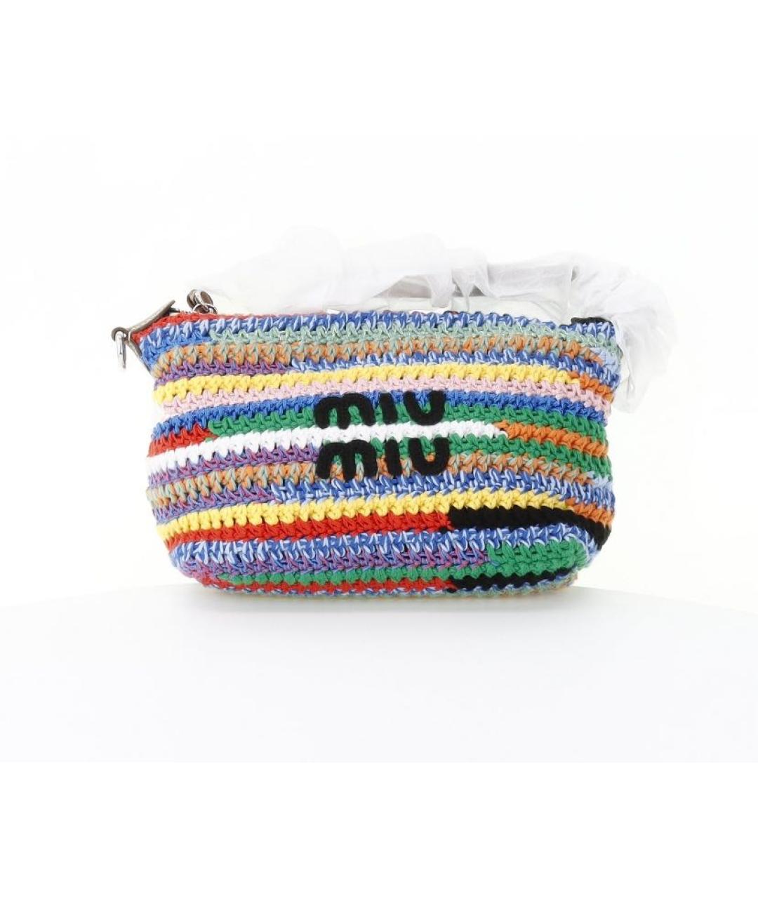 MIU MIU Мульти пелетеная сумка через плечо, фото 9