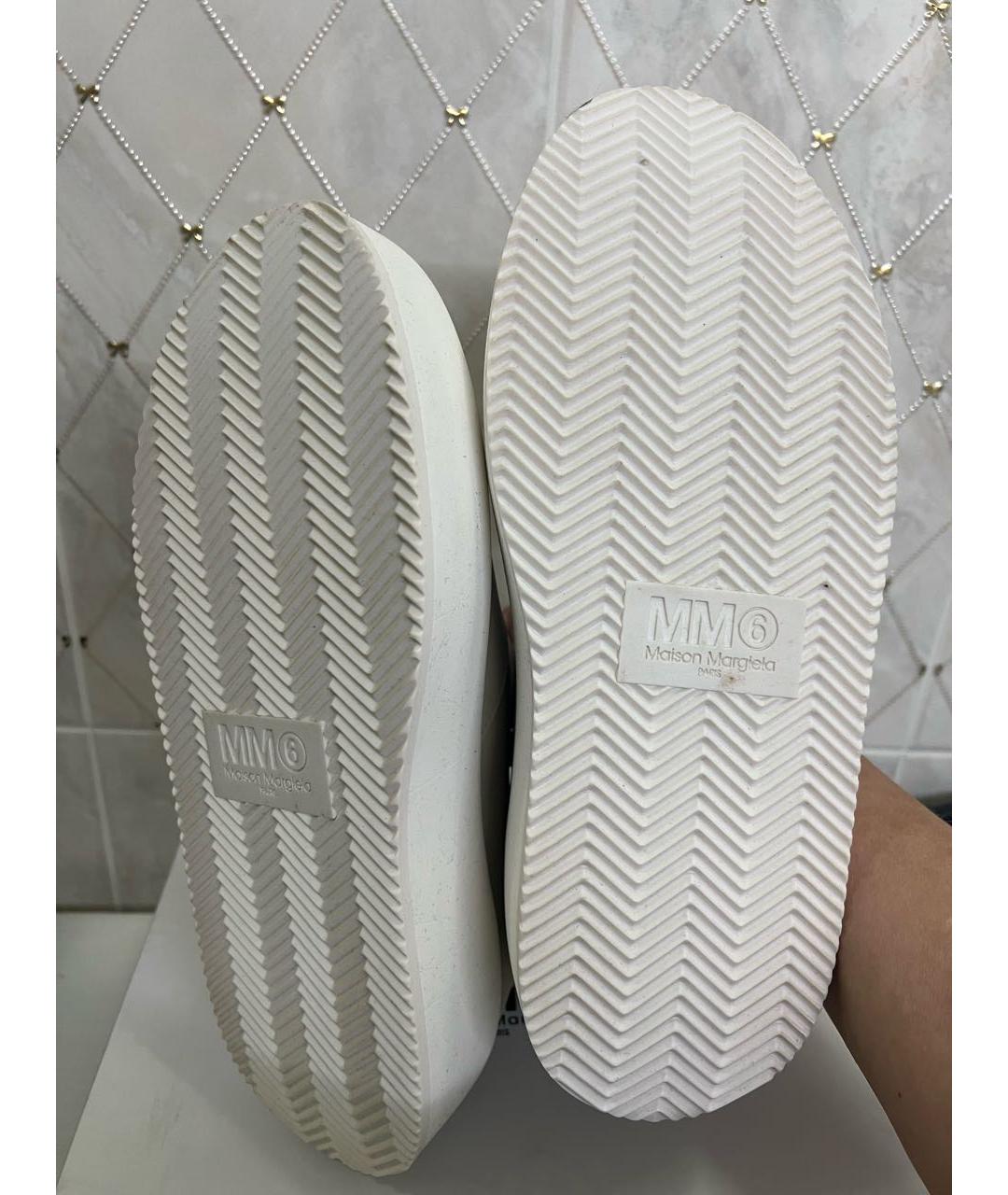 MAISON MARGIELA Бежевые замшевые сапоги, фото 3