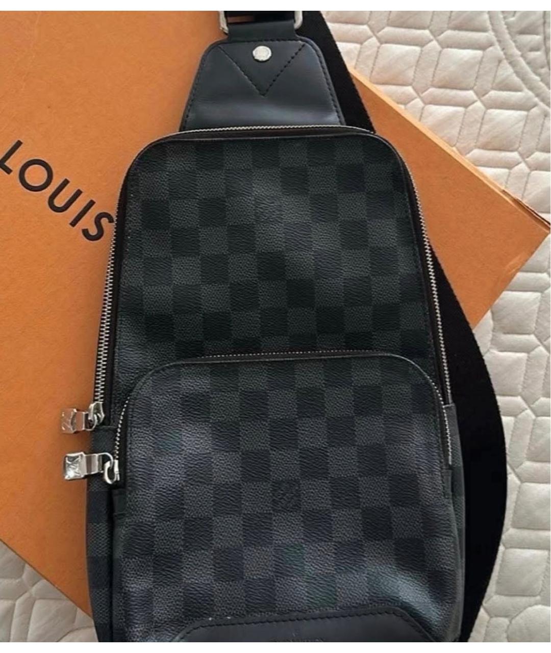 LOUIS VUITTON Серая сумка на плечо, фото 3