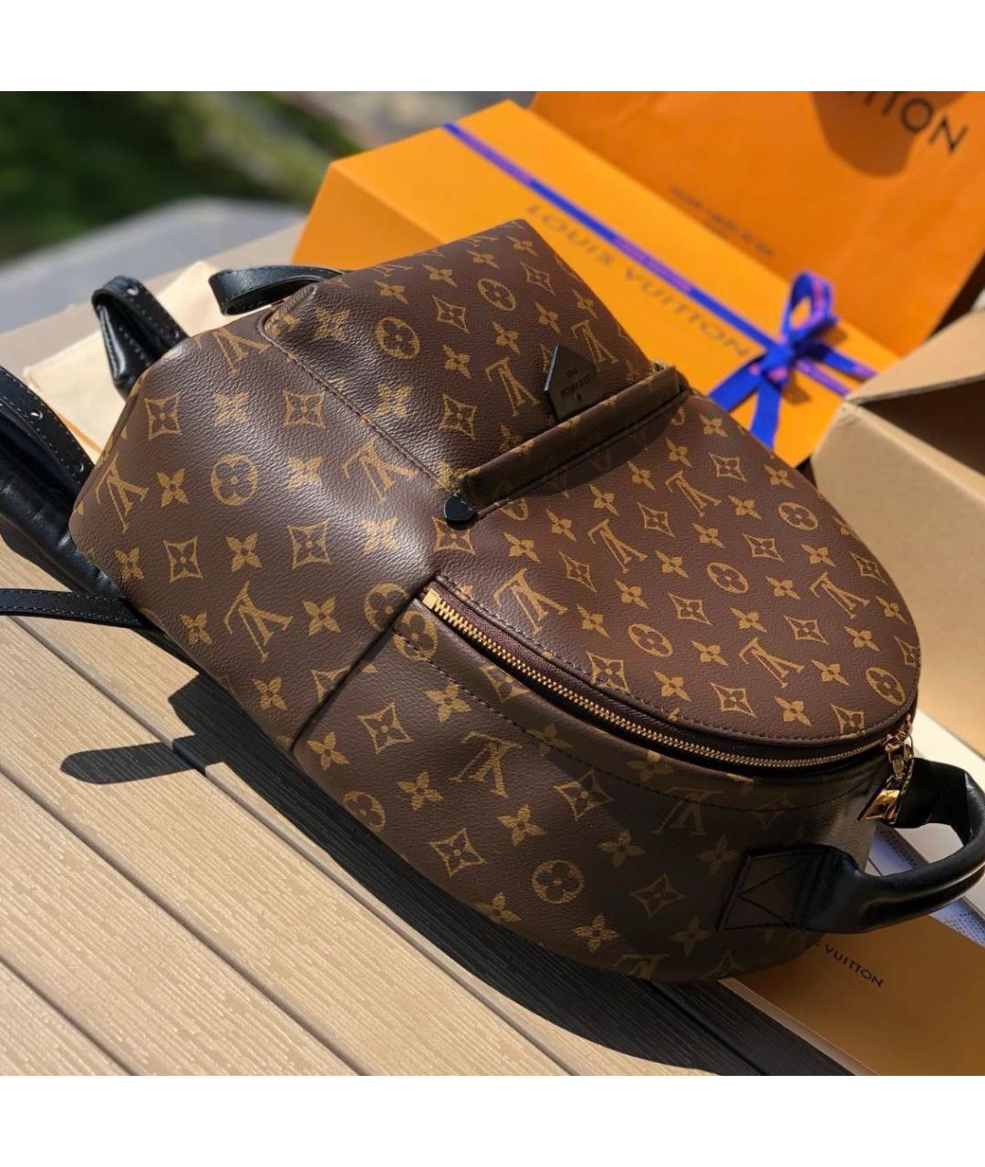 LOUIS VUITTON Коричневый рюкзак, фото 2
