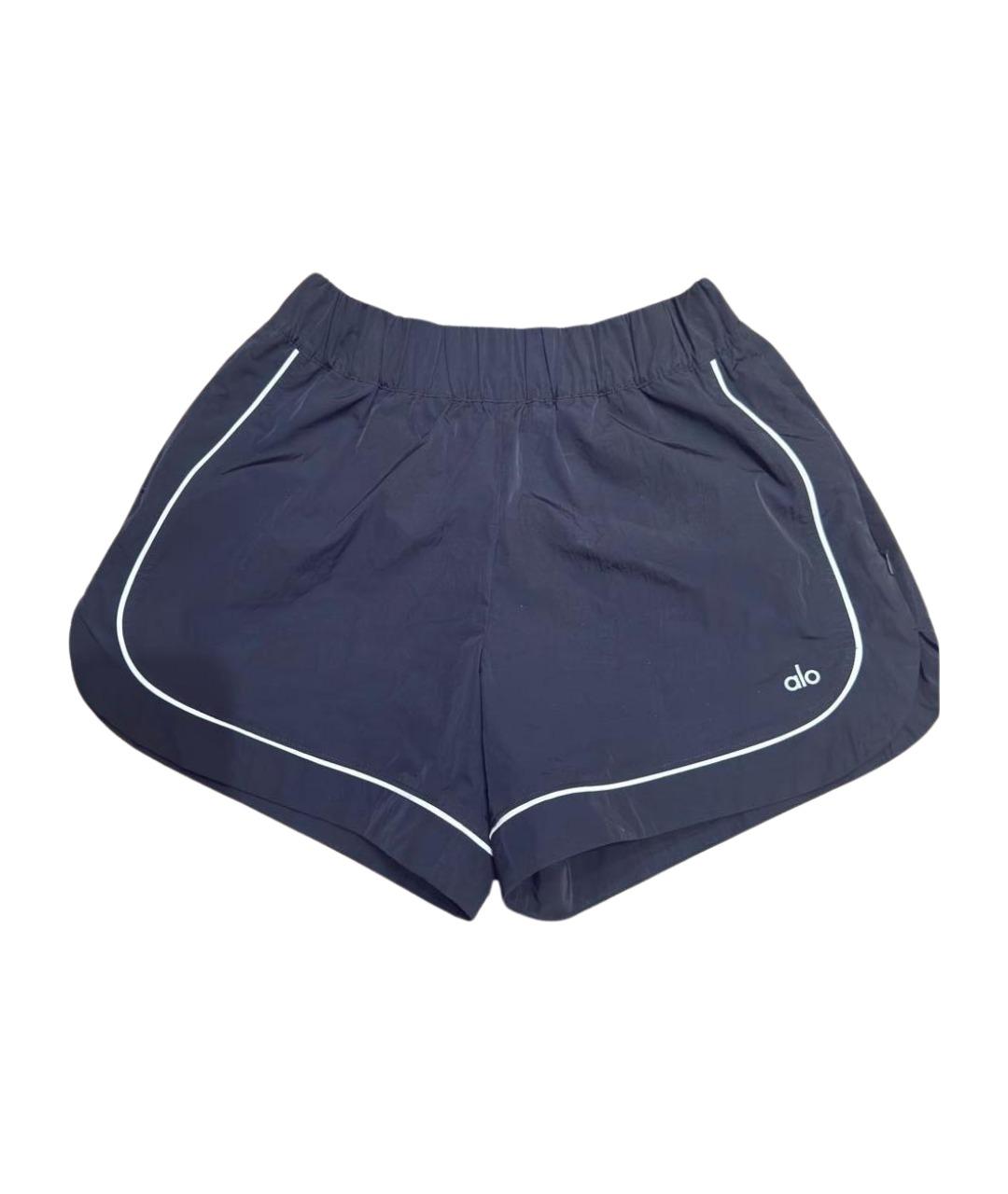 ALO YOGA Черные хлопковые шорты, фото 1