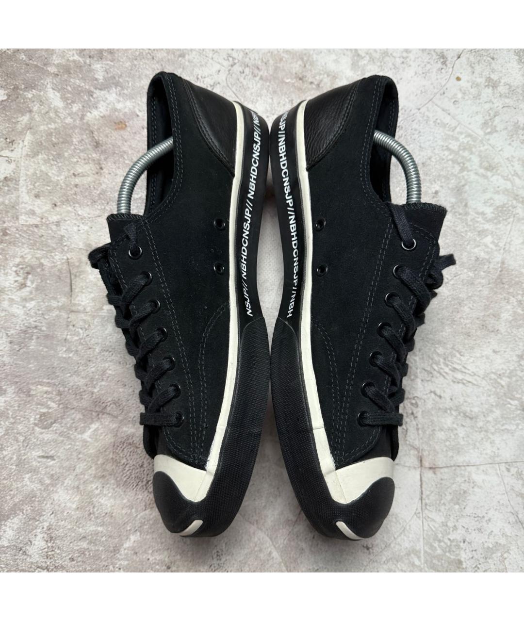 NEIGHBORHOOD Черные низкие кроссовки / кеды, фото 4