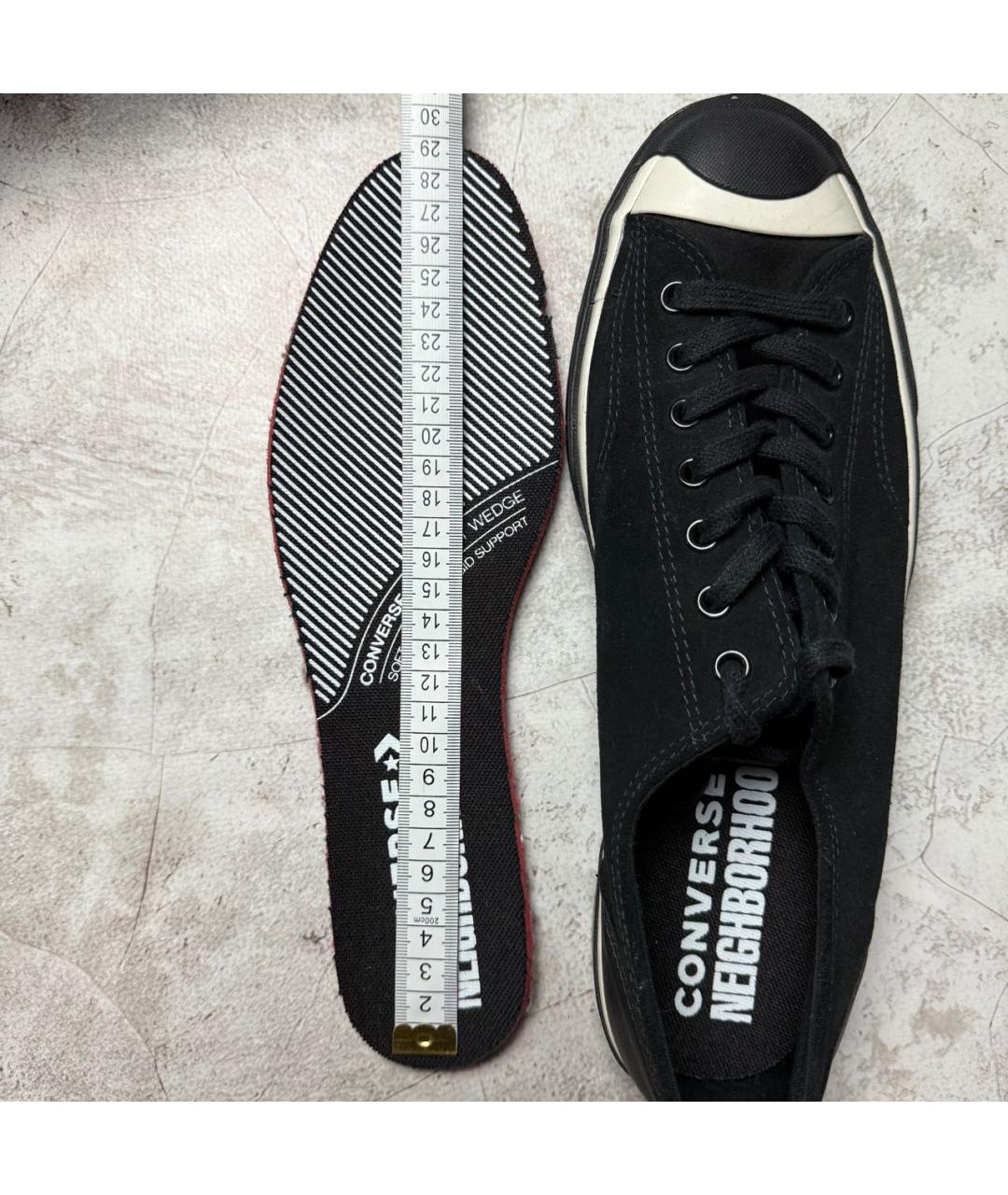 NEIGHBORHOOD Черные низкие кроссовки / кеды, фото 8