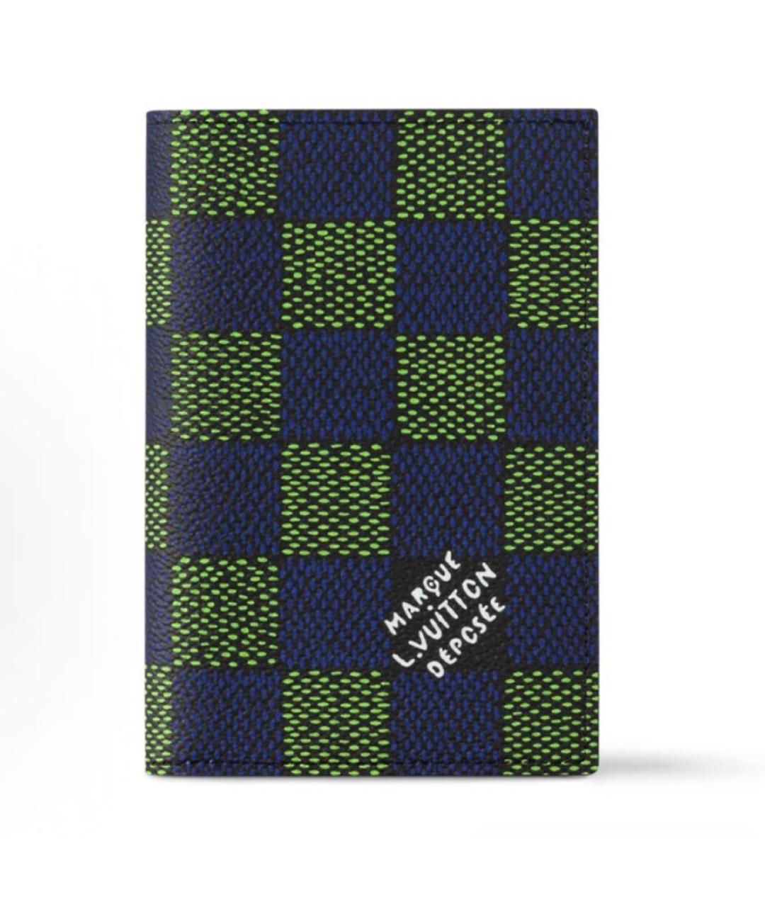 LOUIS VUITTON Зеленый кардхолдер, фото 4
