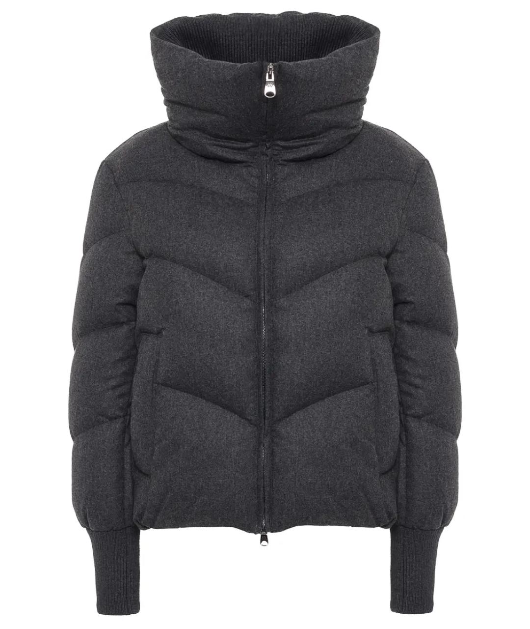 HETREGO Серый меховой пуховик, фото 1