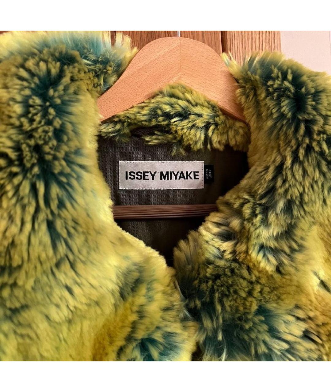 ISSEY MIYAKE Зеленый полиэстеровый пуховик, фото 6