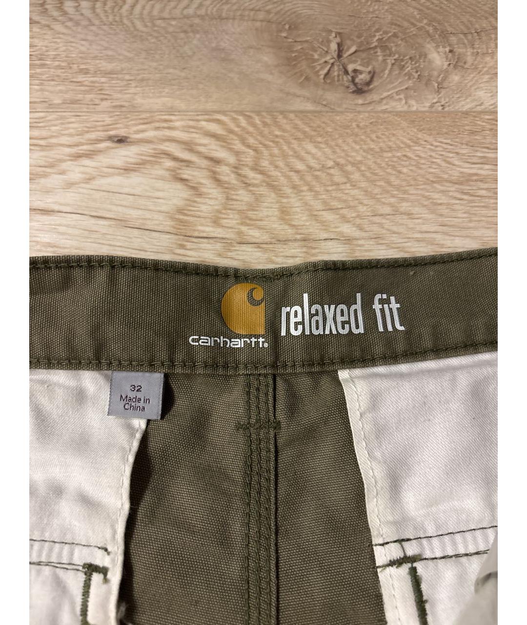 CARHARTT Зеленые хлопковые шорты, фото 3