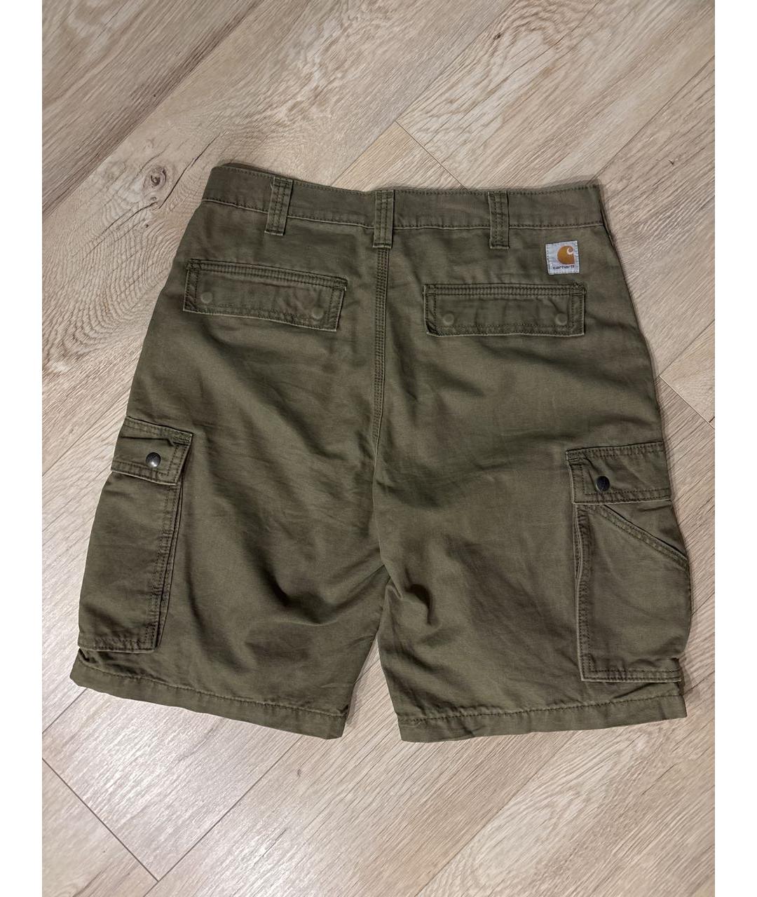 CARHARTT Зеленые хлопковые шорты, фото 2