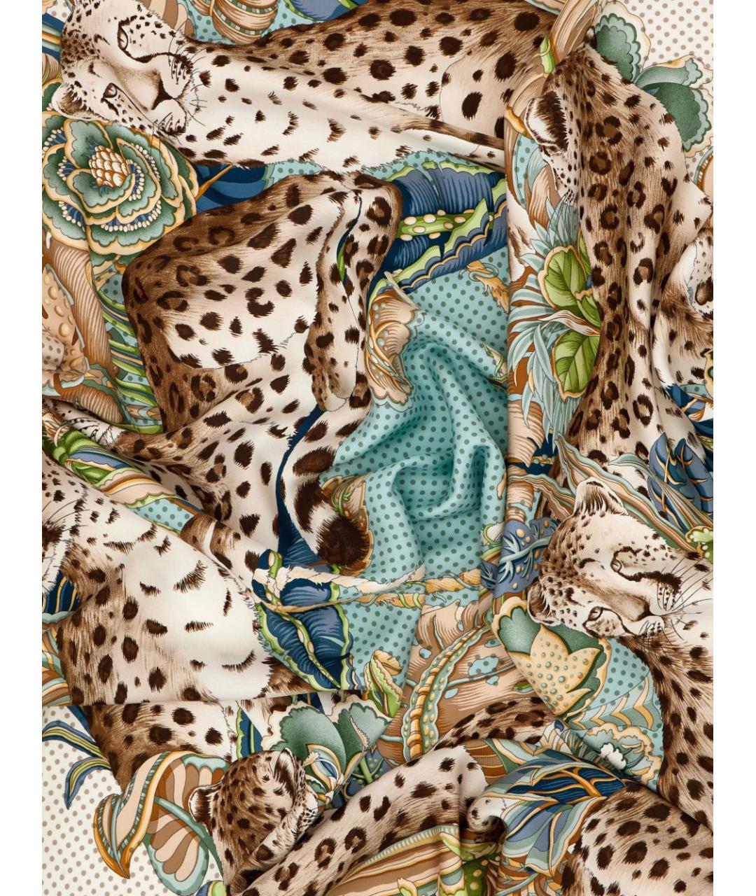 FERRAGAMO Мульти шелковый платок, фото 3