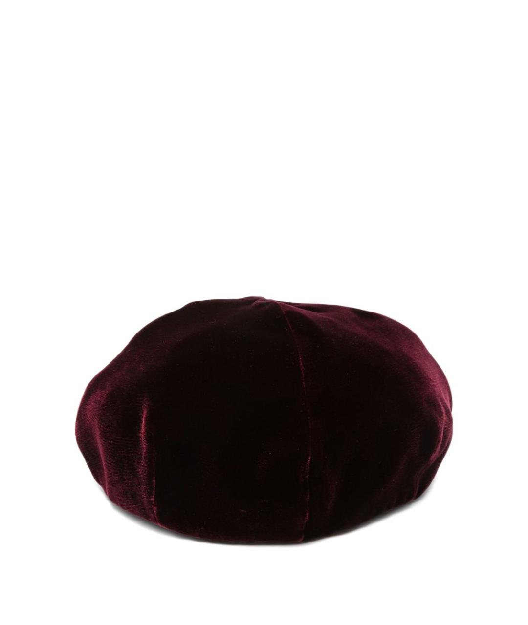 EMPORIO ARMANI Бордовая шапка, фото 1