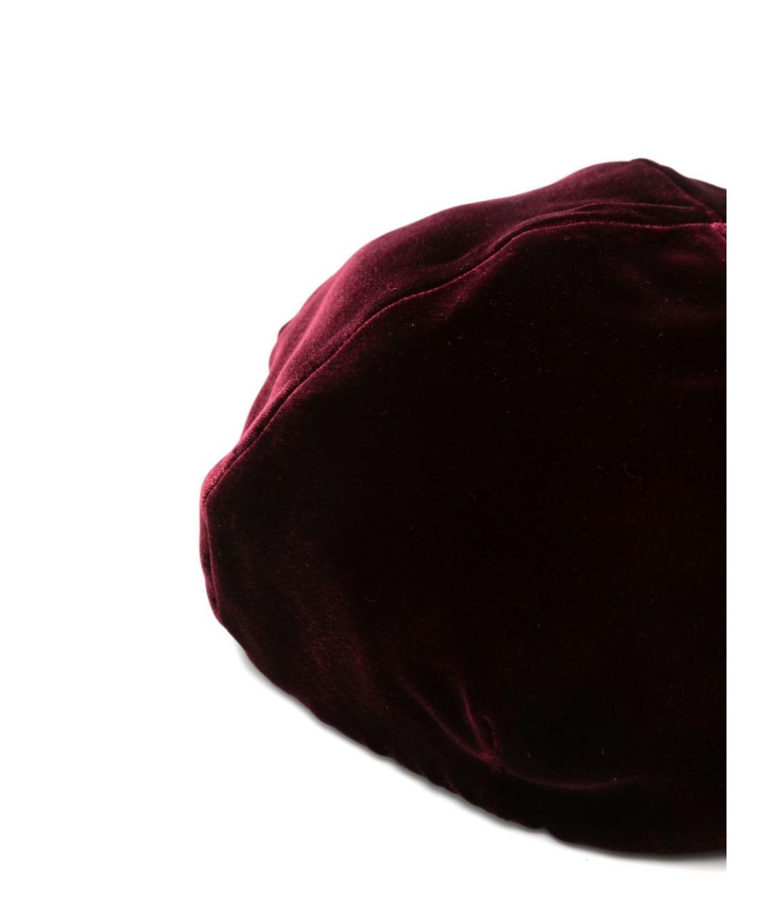 EMPORIO ARMANI Бордовая шапка, фото 2