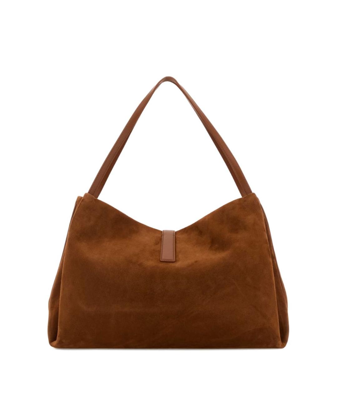 FERRAGAMO Бежевая замшевая сумка тоут, фото 2