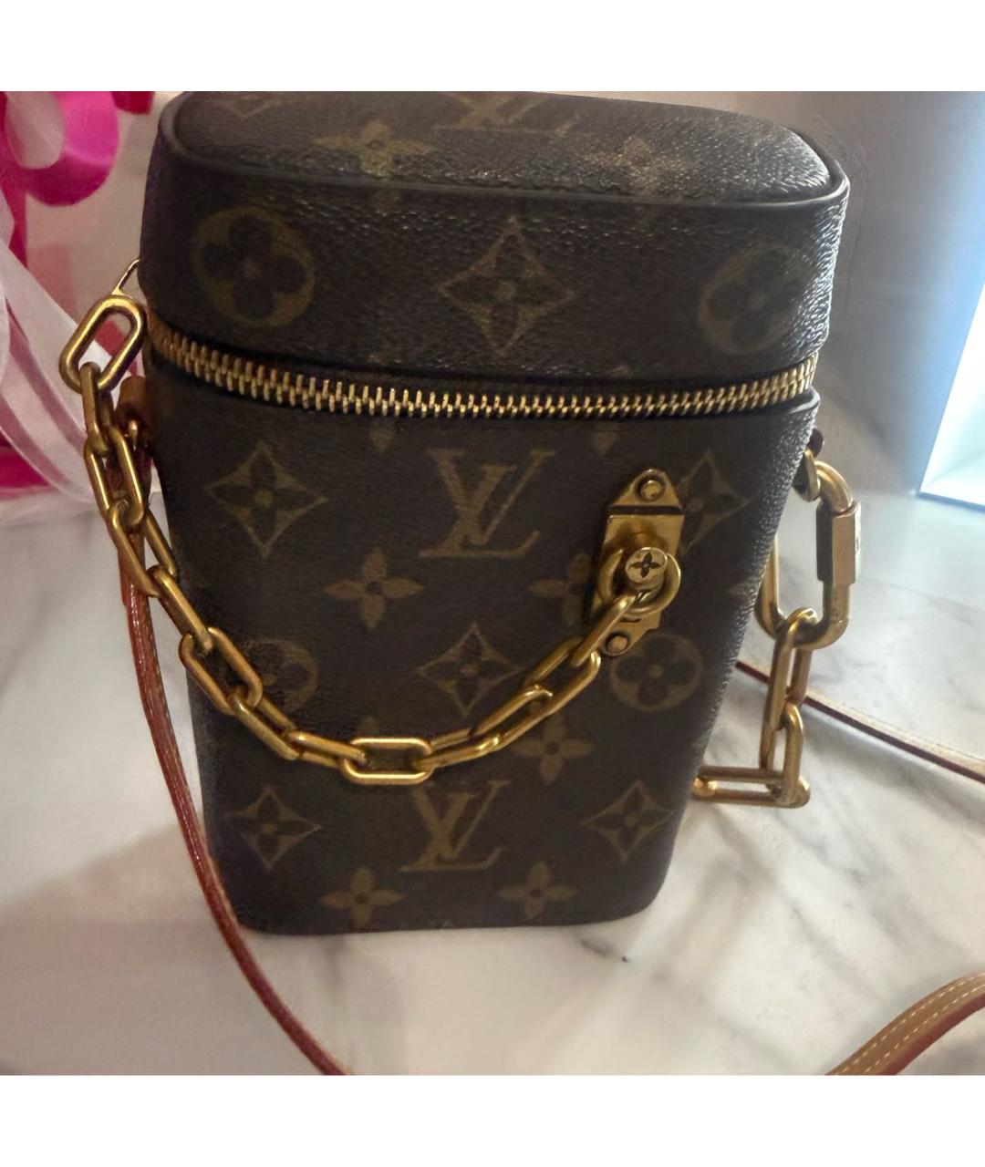 LOUIS VUITTON Коричневая сумка через плечо, фото 2