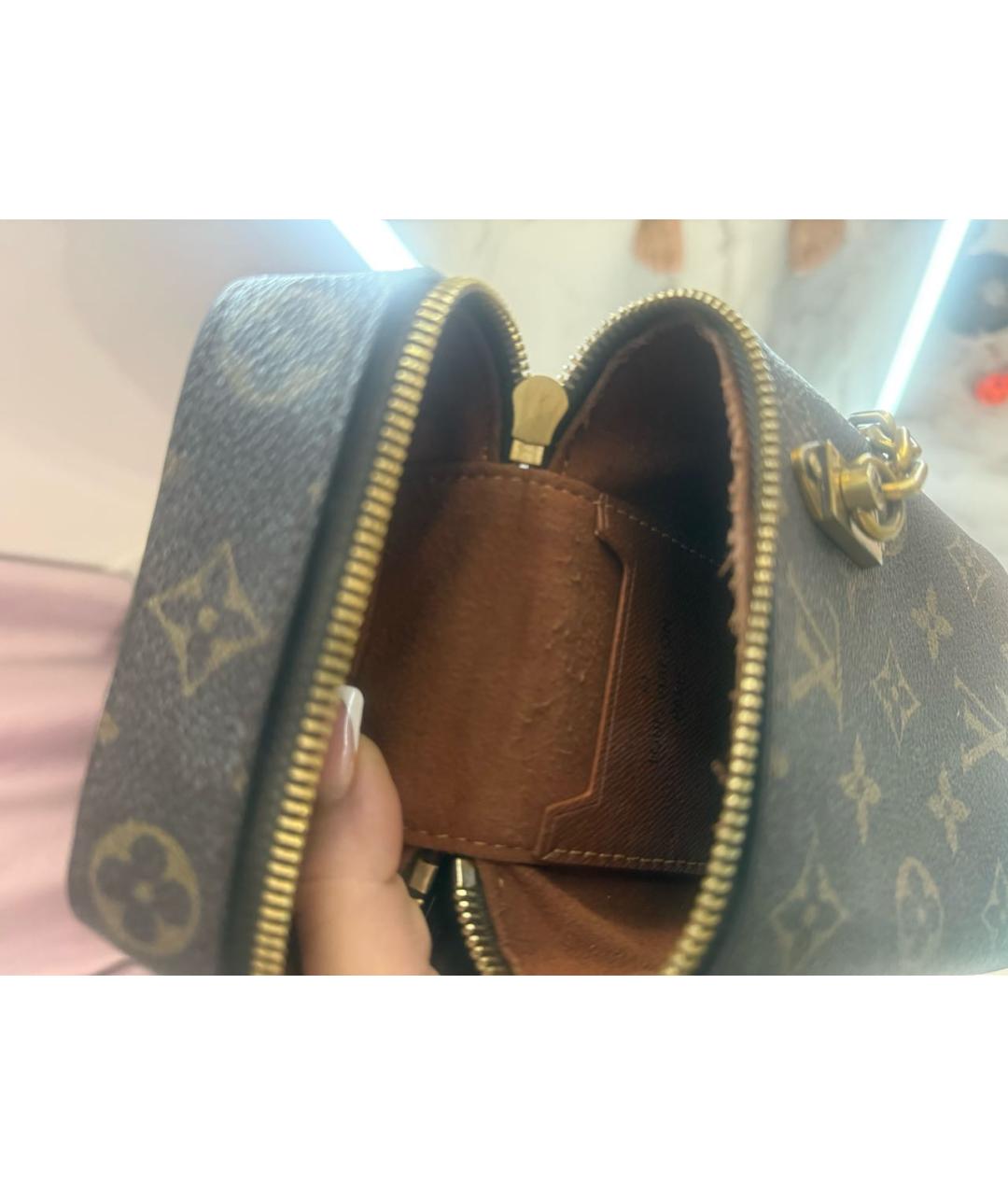 LOUIS VUITTON Коричневая сумка через плечо, фото 3