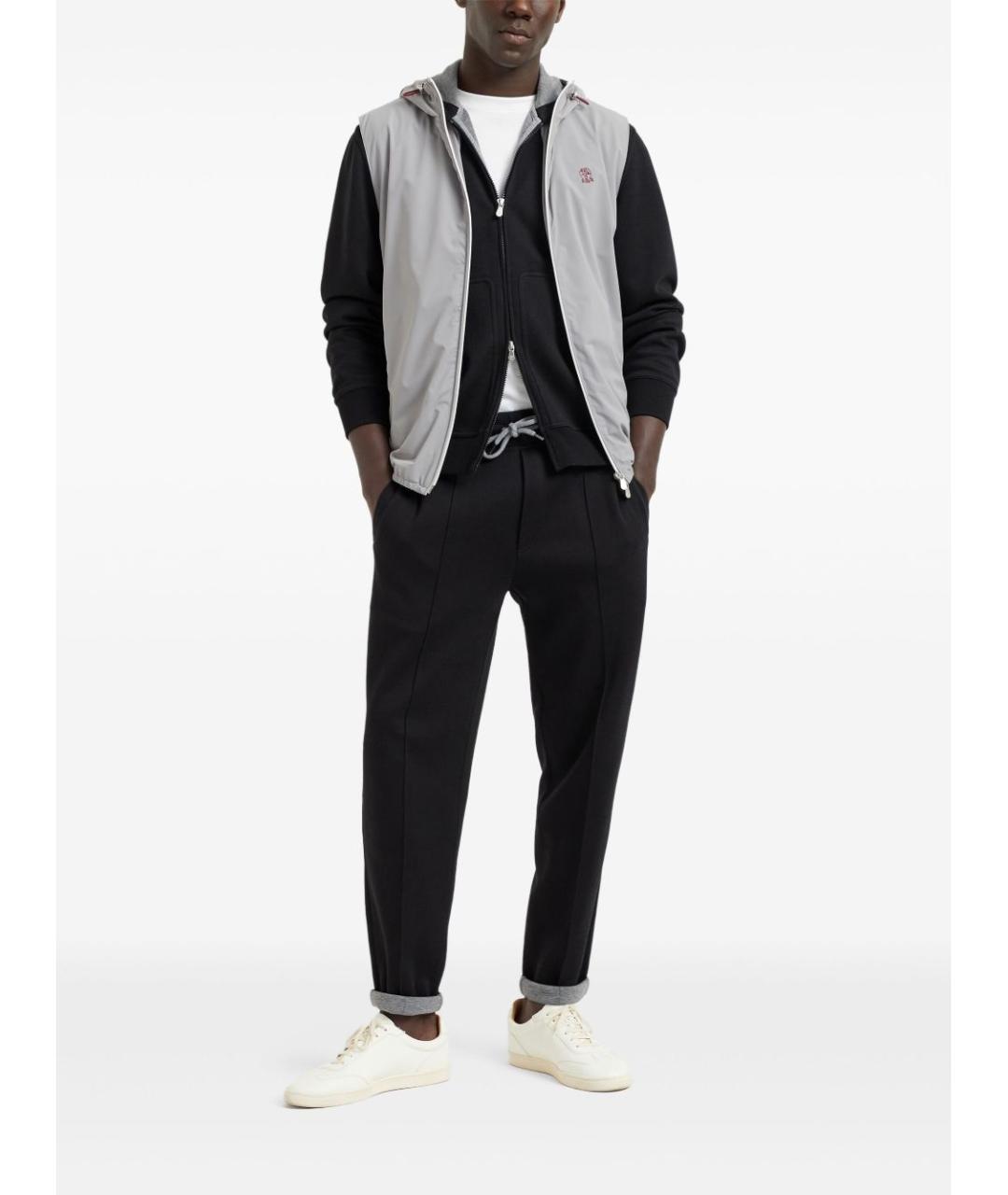 BRUNELLO CUCINELLI Серый полиамидовый жилет, фото 3