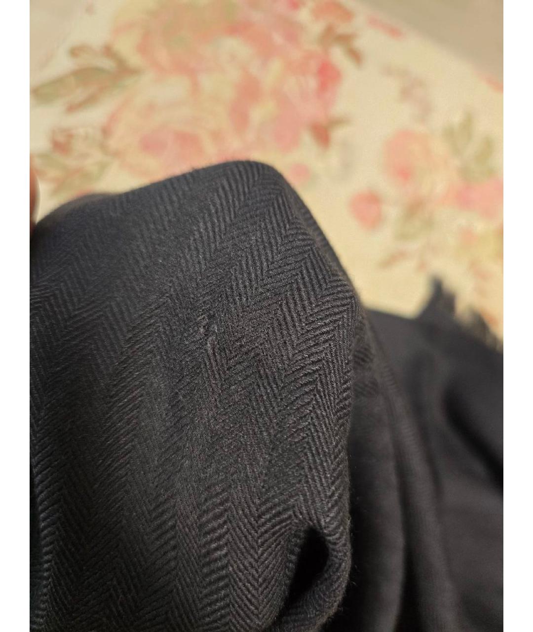 TOM FORD Черный кашемировый шарф, фото 8