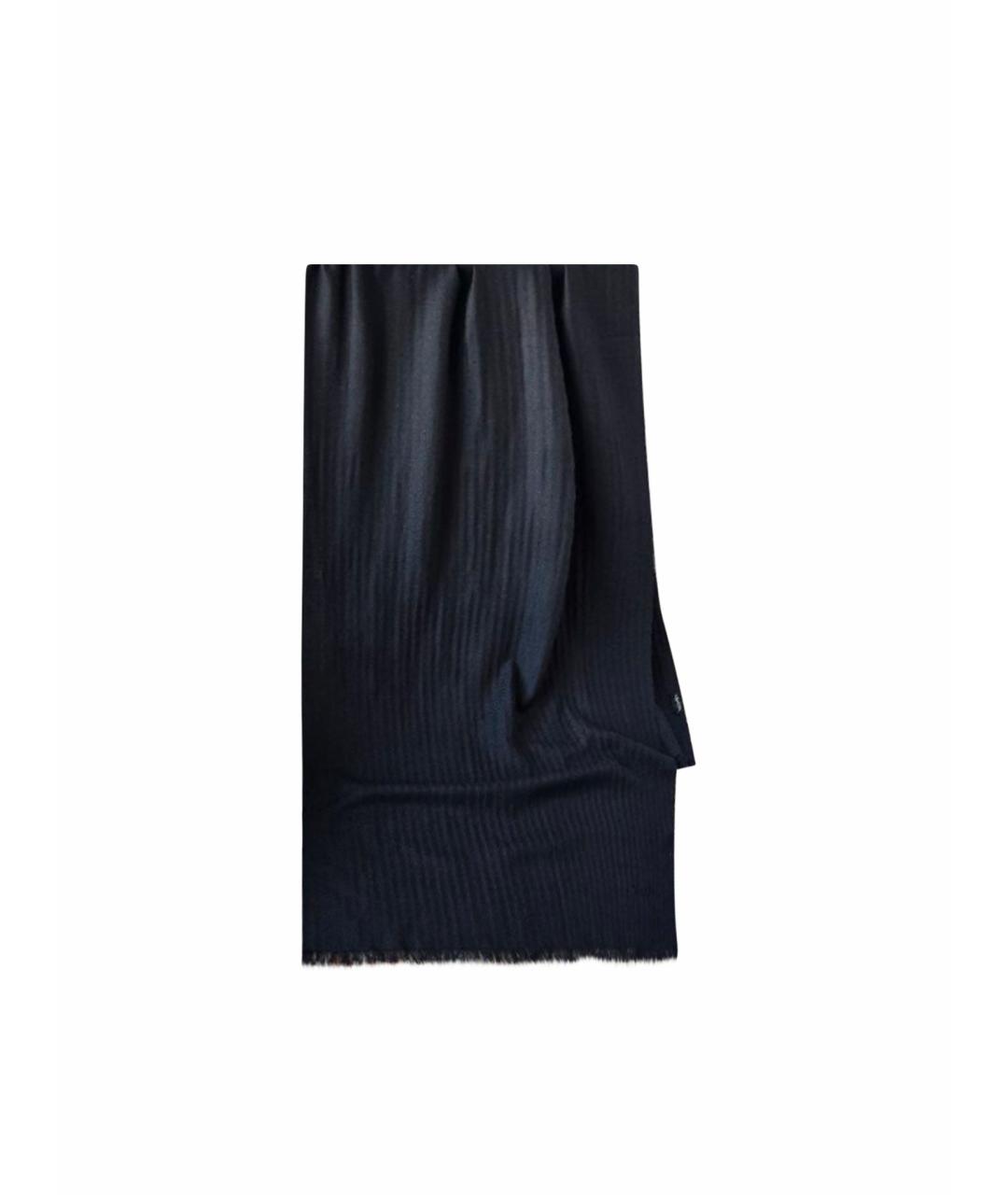 TOM FORD Черный кашемировый шарф, фото 1