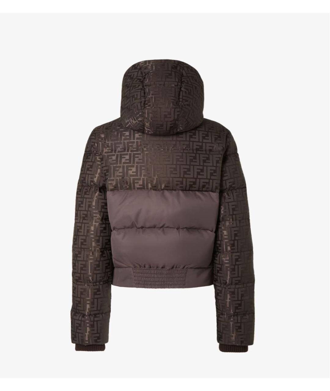 FENDI Коричневый пуховик, фото 3